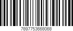 Código de barras (EAN, GTIN, SKU, ISBN): '7897753668068'