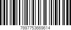 Código de barras (EAN, GTIN, SKU, ISBN): '7897753669614'