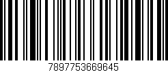 Código de barras (EAN, GTIN, SKU, ISBN): '7897753669645'