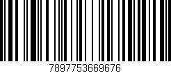 Código de barras (EAN, GTIN, SKU, ISBN): '7897753669676'