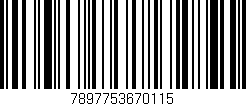 Código de barras (EAN, GTIN, SKU, ISBN): '7897753670115'