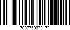 Código de barras (EAN, GTIN, SKU, ISBN): '7897753670177'