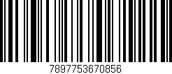Código de barras (EAN, GTIN, SKU, ISBN): '7897753670856'