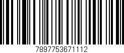 Código de barras (EAN, GTIN, SKU, ISBN): '7897753671112'