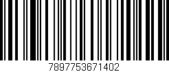 Código de barras (EAN, GTIN, SKU, ISBN): '7897753671402'