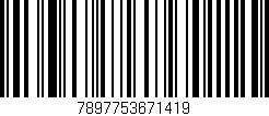 Código de barras (EAN, GTIN, SKU, ISBN): '7897753671419'