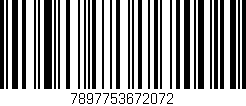 Código de barras (EAN, GTIN, SKU, ISBN): '7897753672072'