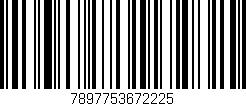 Código de barras (EAN, GTIN, SKU, ISBN): '7897753672225'