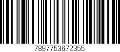 Código de barras (EAN, GTIN, SKU, ISBN): '7897753672355'