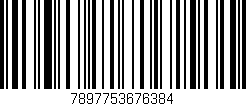 Código de barras (EAN, GTIN, SKU, ISBN): '7897753676384'