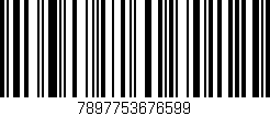 Código de barras (EAN, GTIN, SKU, ISBN): '7897753676599'