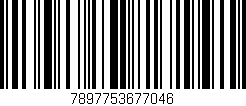 Código de barras (EAN, GTIN, SKU, ISBN): '7897753677046'