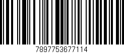 Código de barras (EAN, GTIN, SKU, ISBN): '7897753677114'