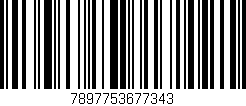 Código de barras (EAN, GTIN, SKU, ISBN): '7897753677343'