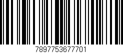 Código de barras (EAN, GTIN, SKU, ISBN): '7897753677701'