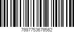 Código de barras (EAN, GTIN, SKU, ISBN): '7897753678562'