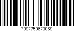 Código de barras (EAN, GTIN, SKU, ISBN): '7897753678869'