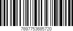 Código de barras (EAN, GTIN, SKU, ISBN): '7897753685720'