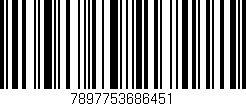 Código de barras (EAN, GTIN, SKU, ISBN): '7897753686451'