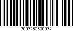 Código de barras (EAN, GTIN, SKU, ISBN): '7897753688974'
