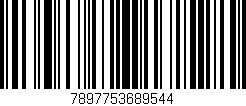 Código de barras (EAN, GTIN, SKU, ISBN): '7897753689544'