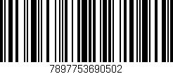 Código de barras (EAN, GTIN, SKU, ISBN): '7897753690502'