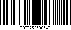 Código de barras (EAN, GTIN, SKU, ISBN): '7897753690540'