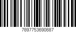Código de barras (EAN, GTIN, SKU, ISBN): '7897753690687'