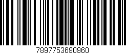 Código de barras (EAN, GTIN, SKU, ISBN): '7897753690960'