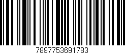 Código de barras (EAN, GTIN, SKU, ISBN): '7897753691783'
