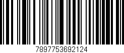 Código de barras (EAN, GTIN, SKU, ISBN): '7897753692124'