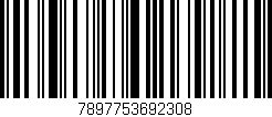 Código de barras (EAN, GTIN, SKU, ISBN): '7897753692308'