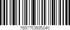 Código de barras (EAN, GTIN, SKU, ISBN): '7897753695040'