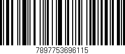 Código de barras (EAN, GTIN, SKU, ISBN): '7897753696115'