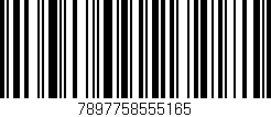 Código de barras (EAN, GTIN, SKU, ISBN): '7897758555165'