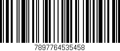 Código de barras (EAN, GTIN, SKU, ISBN): '7897764535458'