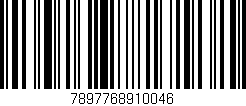 Código de barras (EAN, GTIN, SKU, ISBN): '7897768910046'
