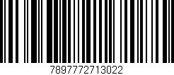 Código de barras (EAN, GTIN, SKU, ISBN): '7897772713022'