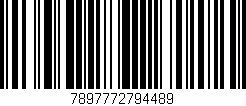 Código de barras (EAN, GTIN, SKU, ISBN): '7897772794489'