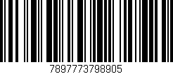 Código de barras (EAN, GTIN, SKU, ISBN): '7897773798905'