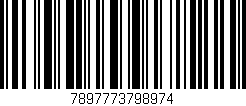 Código de barras (EAN, GTIN, SKU, ISBN): '7897773798974'