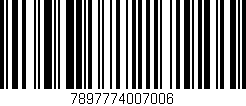 Código de barras (EAN, GTIN, SKU, ISBN): '7897774007006'