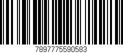 Código de barras (EAN, GTIN, SKU, ISBN): '7897775590583'