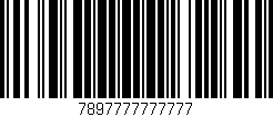 Código de barras (EAN, GTIN, SKU, ISBN): '7897777777777'