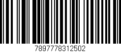 Código de barras (EAN, GTIN, SKU, ISBN): '7897778312502'