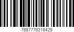 Código de barras (EAN, GTIN, SKU, ISBN): '7897778318429'