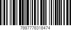 Código de barras (EAN, GTIN, SKU, ISBN): '7897778318474'