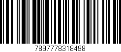 Código de barras (EAN, GTIN, SKU, ISBN): '7897778318498'