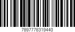 Código de barras (EAN, GTIN, SKU, ISBN): '7897778319440'