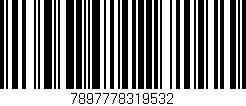 Código de barras (EAN, GTIN, SKU, ISBN): '7897778319532'